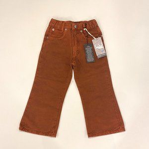 NWT - 3T - Weipper - Orange Boys Jeans
